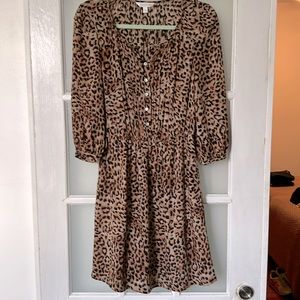 Leopard print dress